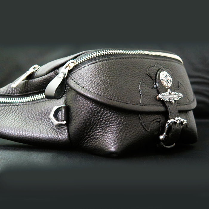 PHEASANT & ROS コラボーレーションウエストバッグ 3cm lily concho ver.